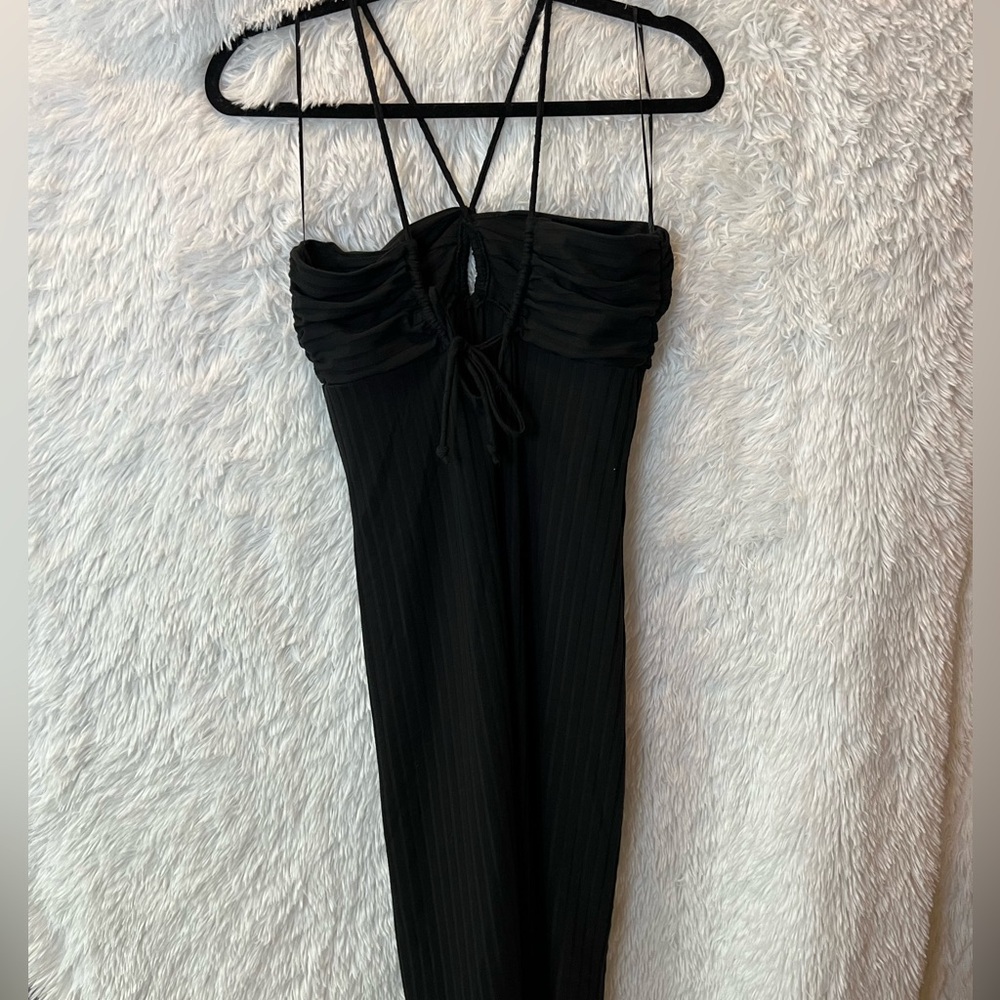 Elegant Black Strapless Dress